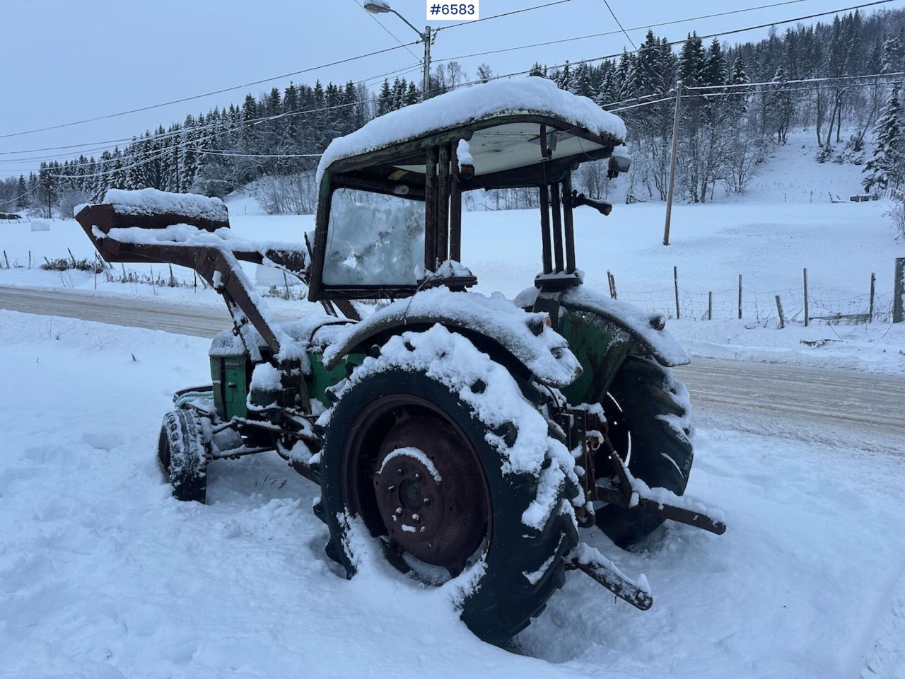 Tractor 1969 Deutz D5005 tractor w/ front loader. Rep. object.: foto 6