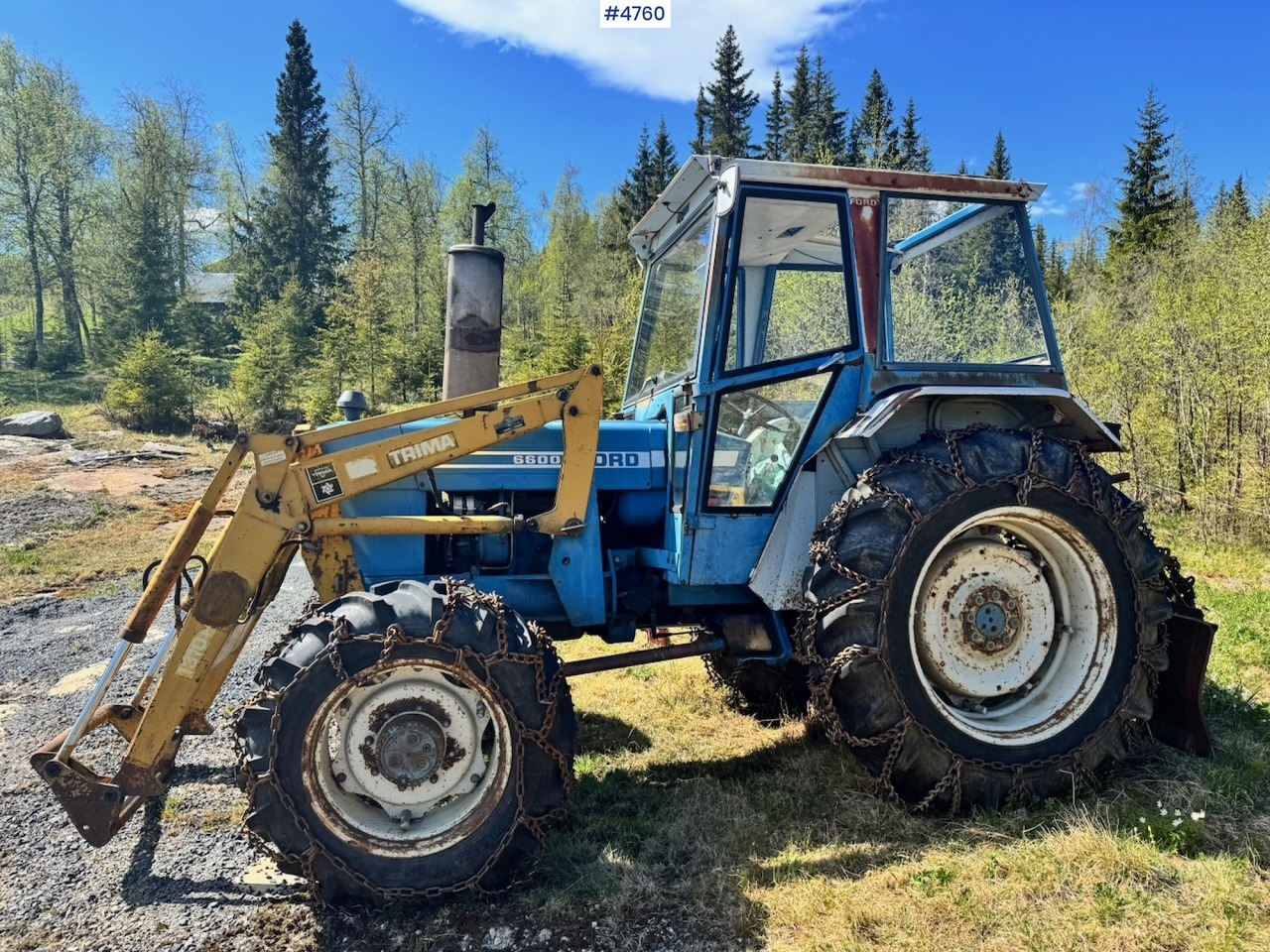 1978 Ford 6600 4x4 w/ Front Loader, Bucket, Twin Wheels and Winch. - Tractor: foto 2 1978 Ford 6600 4x4 w/ Front Loader, Bucket, Twin Wheels and Winch. - Tractor: foto 2