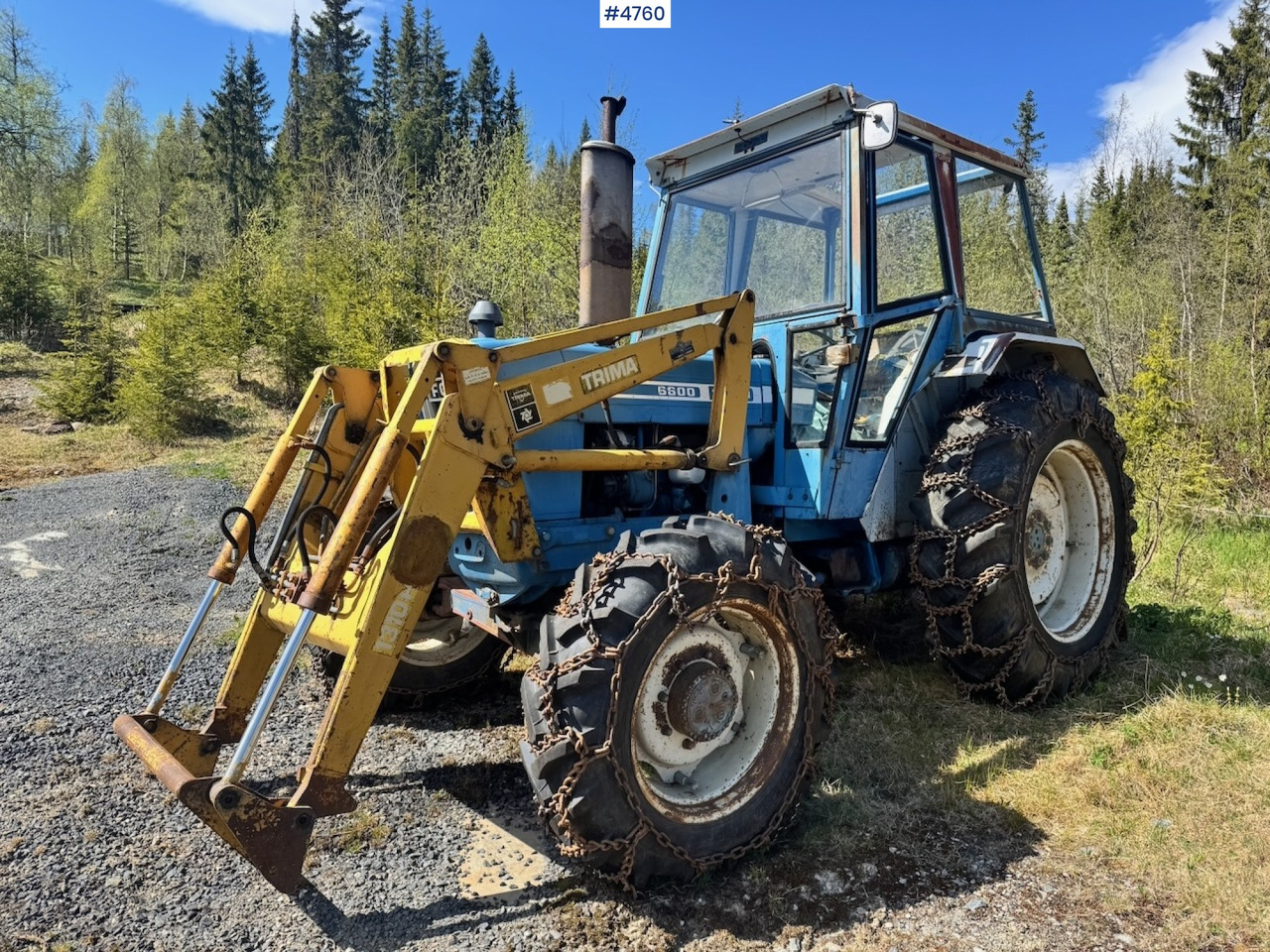 1978 Ford 6600 4x4 w/ Front Loader, Bucket, Twin Wheels and Winch. - Tractor: foto 1 1978 Ford 6600 4x4 w/ Front Loader, Bucket, Twin Wheels and Winch. - Tractor: foto 1