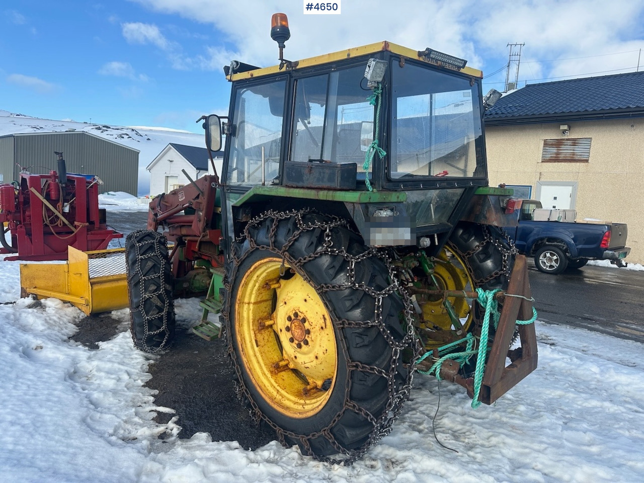 1981 John Deere 2040 w/ loader, triangle, snow blower, pallet forks and hydraulic unit. WATCH VIDEO. - Tractor: foto 3 1981 John Deere 2040 w/ loader, triangle, snow blower, pallet forks and hydraulic unit. WATCH VIDEO. - Tractor: foto 3