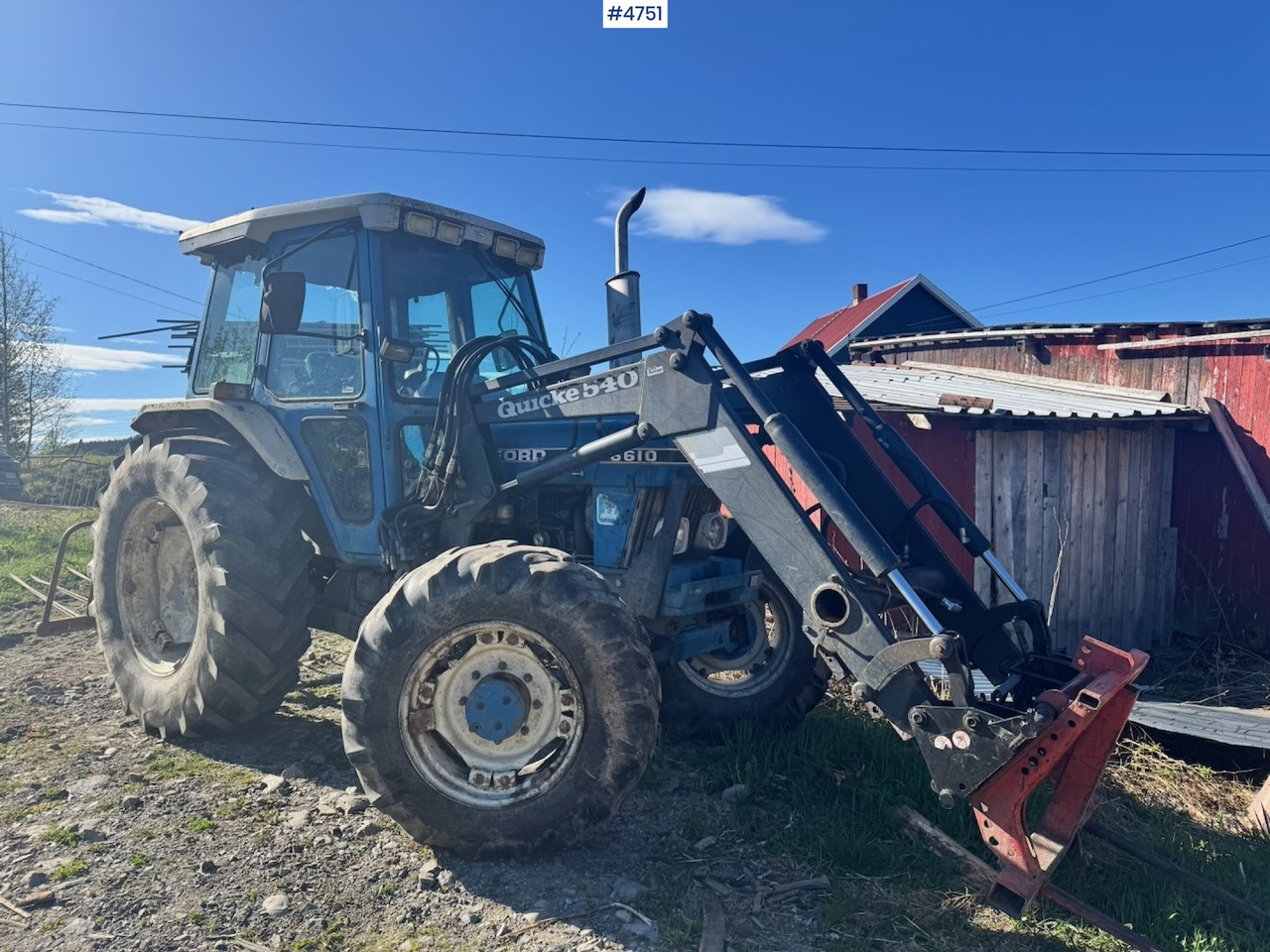 1987 Ford 6610 4x4 w/ Front loader. - Tractor: foto 3 1987 Ford 6610 4x4 w/ Front loader. - Tractor: foto 3