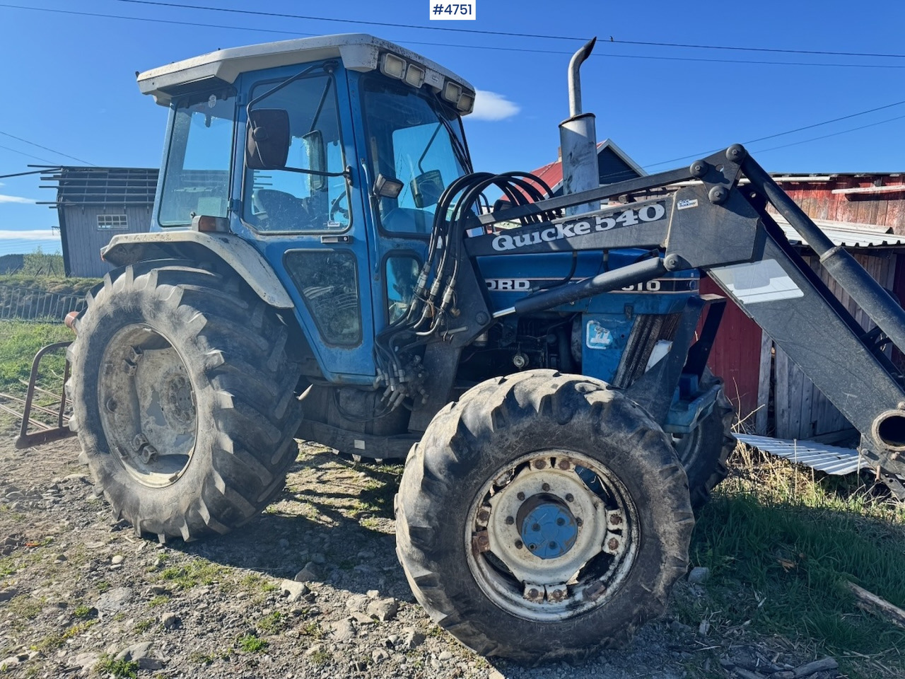1987 Ford 6610 4x4 w/ Front loader. - Tractor: foto 2 1987 Ford 6610 4x4 w/ Front loader. - Tractor: foto 2