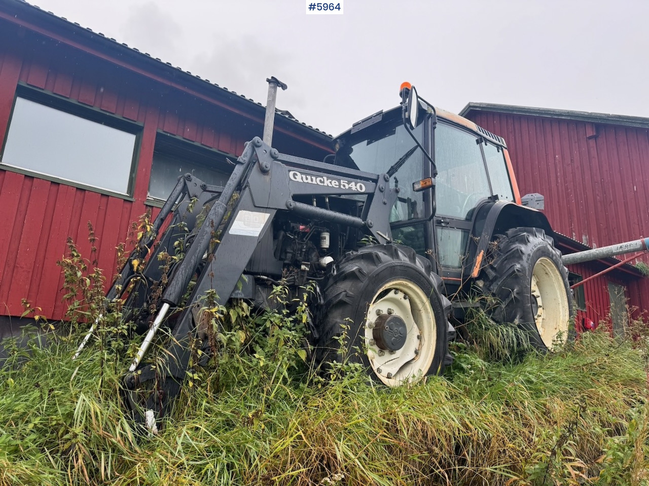 1991 Valmet 6100 Turbo with front loader and bucket - Tractor: foto 4 1991 Valmet 6100 Turbo with front loader and bucket - Tractor: foto 4