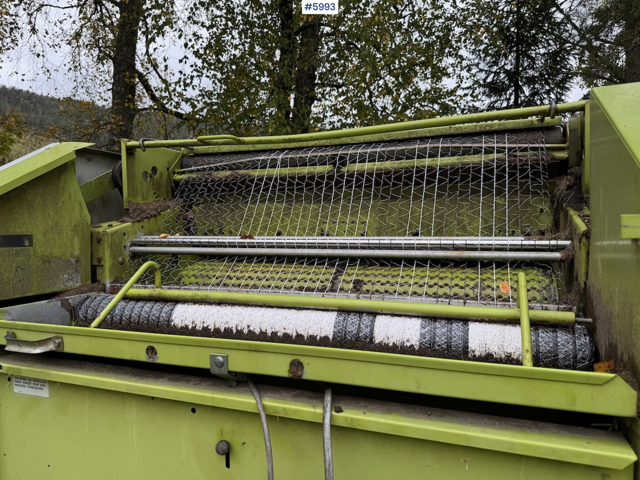 Maquinaria de henificación 1999 Claas Rollant 46 Rotocut and a dividing baler.: foto 20