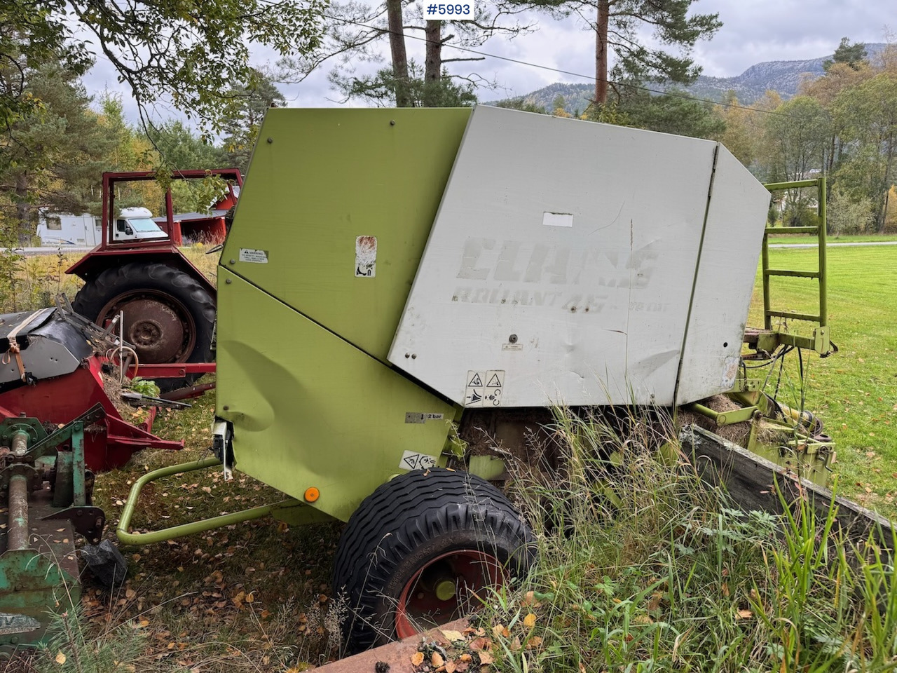 Maquinaria de henificación 1999 Claas Rollant 46 Rotocut and a dividing baler.: foto 16