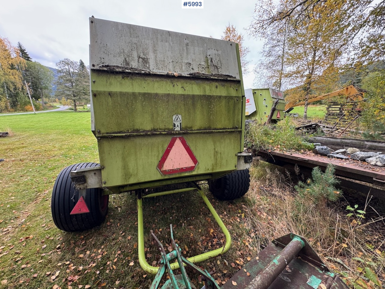 Maquinaria de henificación 1999 Claas Rollant 46 Rotocut and a dividing baler.: foto 17