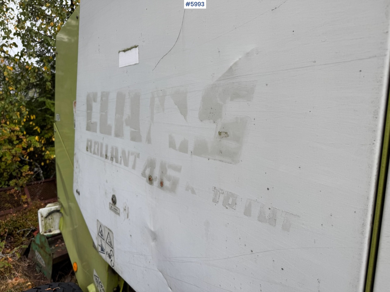 Maquinaria de henificación 1999 Claas Rollant 46 Rotocut and a dividing baler.: foto 19