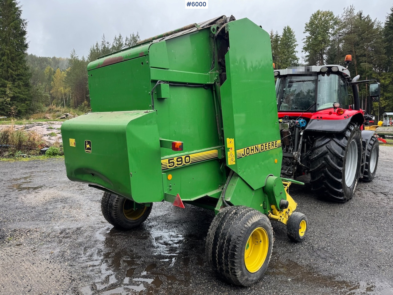 2000 John Deere 590 Round Baler. - Maquinaria de henificación: foto 5 2000 John Deere 590 Round Baler. - Maquinaria de henificación: foto 5