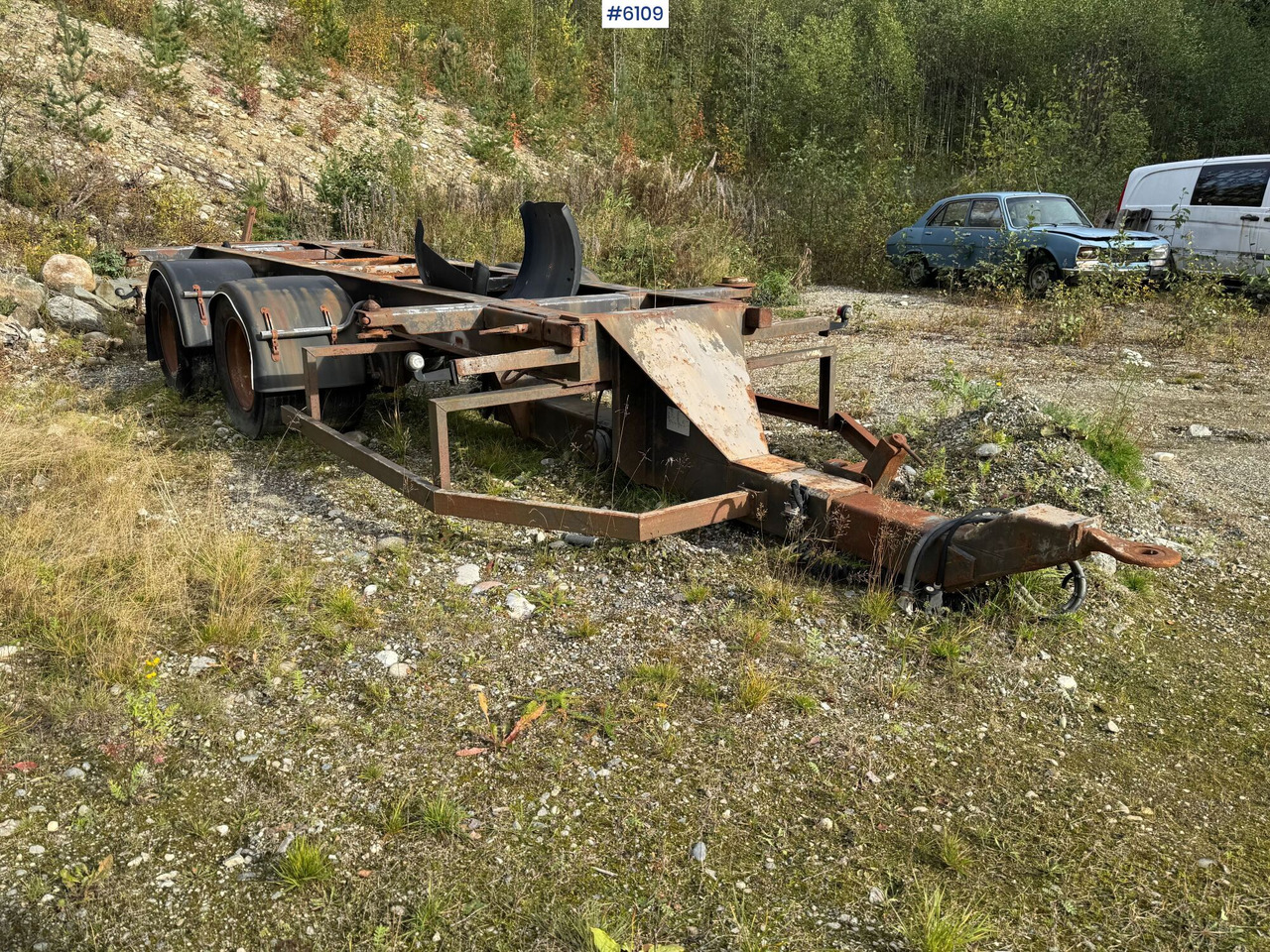 2002 Istrail container trailer. Repair object. - Remolque góndola rebajadas: foto 1 2002 Istrail container trailer. Repair object. - Remolque góndola rebajadas: foto 1