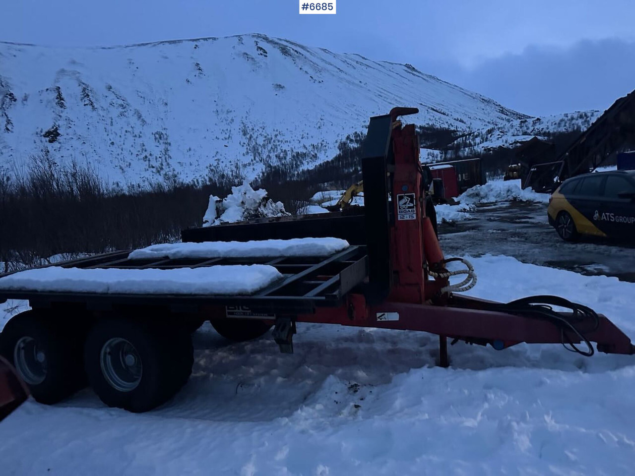 2006 BIGAB hook-lift trailer with container - Remolque volquete agrícola: foto 4 2006 BIGAB hook-lift trailer with container - Remolque volquete agrícola: foto 4