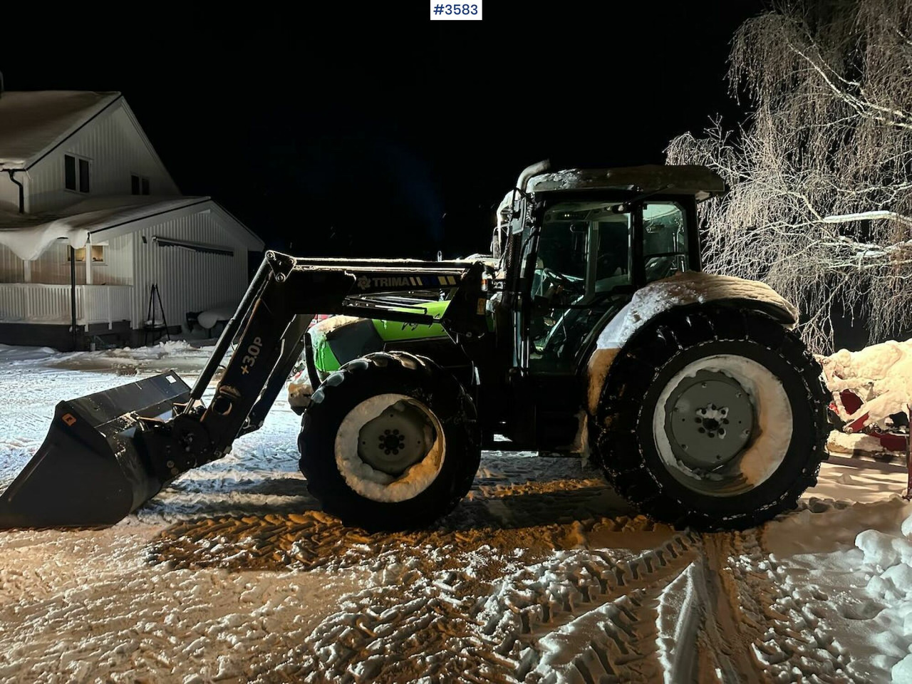 2008 Deutz-Fahr Agrofarm 100 traktor w/ Trima Front loader. See hours! - Tractor: foto 3 2008 Deutz-Fahr Agrofarm 100 traktor w/ Trima Front loader. See hours! - Tractor: foto 3