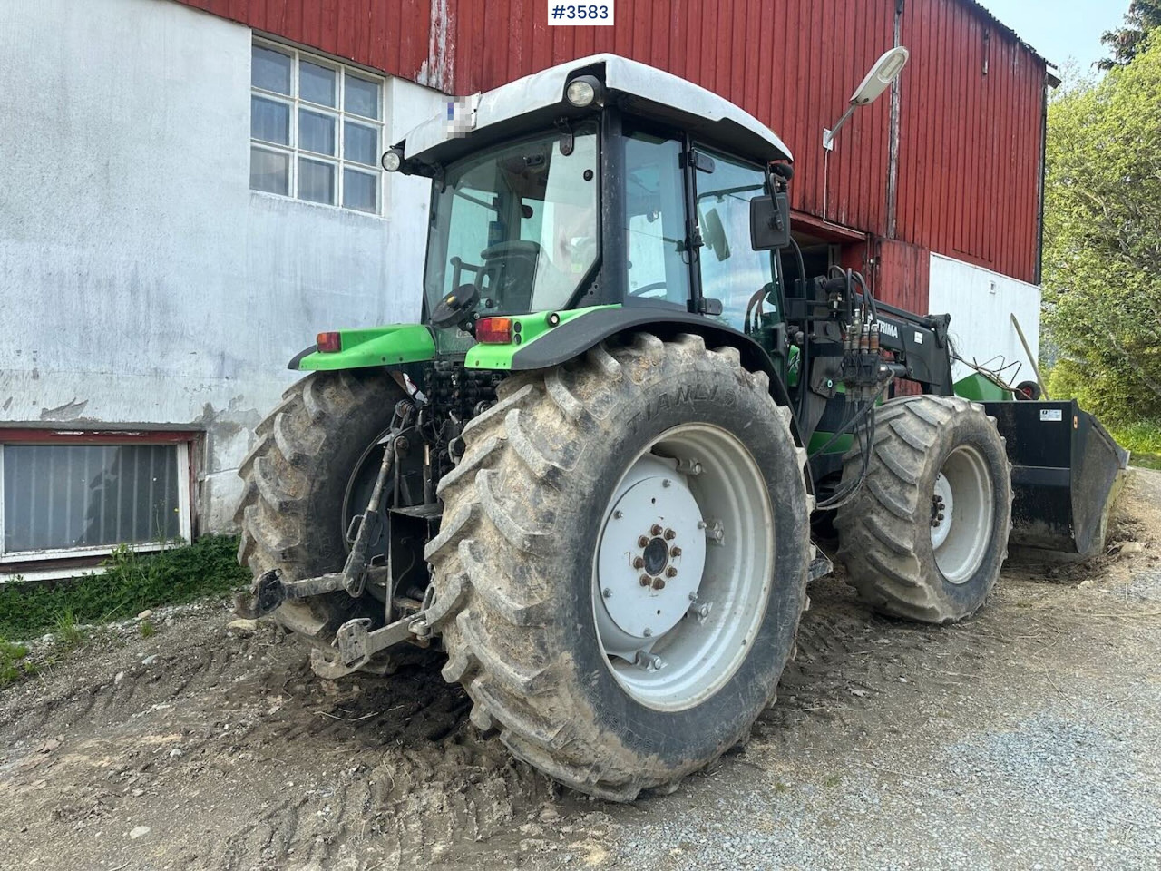 2008 Deutz-Fahr Agrofarm 100 traktor w/ Trima Front loader. See hours! - Tractor: foto 3 2008 Deutz-Fahr Agrofarm 100 traktor w/ Trima Front loader. See hours! - Tractor: foto 3