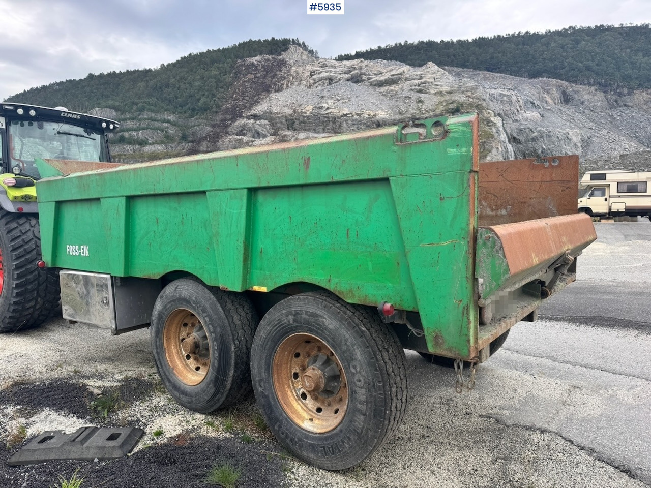 2011 Foss Eik Dumper Trailer. - Remolque volquete agrícola: foto 3 2011 Foss Eik Dumper Trailer. - Remolque volquete agrícola: foto 3