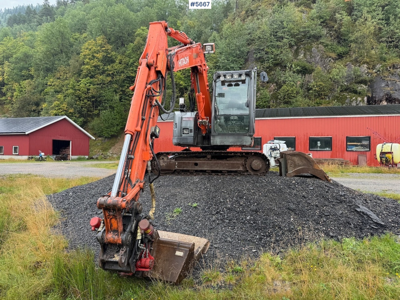 2011 Hitachi ZX 85 US-3 w/rotor tilt and buckets - Excavadora: foto 1 2011 Hitachi ZX 85 US-3 w/rotor tilt and buckets - Excavadora: foto 1