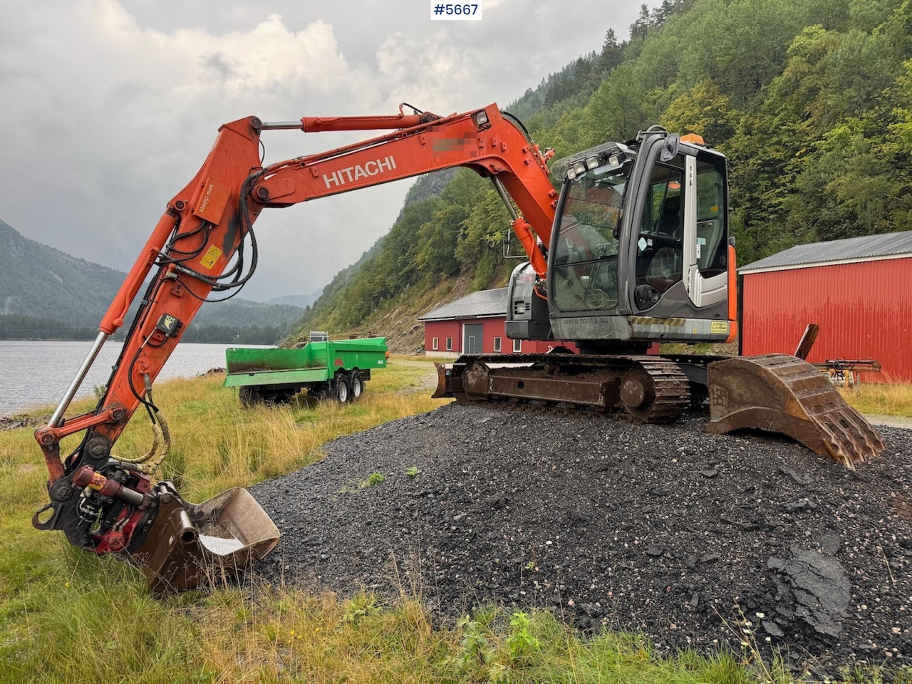 2011 Hitachi ZX 85 US-3 w/rotor tilt and buckets - Excavadora: foto 3 2011 Hitachi ZX 85 US-3 w/rotor tilt and buckets - Excavadora: foto 3