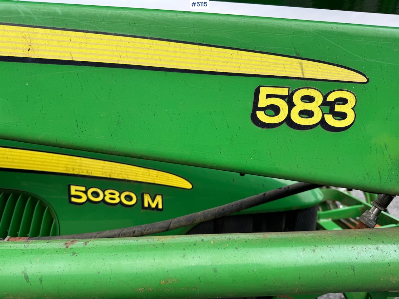 2011 John Deere 5080 M m/frontlaster. Lite timer! - Tractor: foto 2 2011 John Deere 5080 M m/frontlaster. Lite timer! - Tractor: foto 2