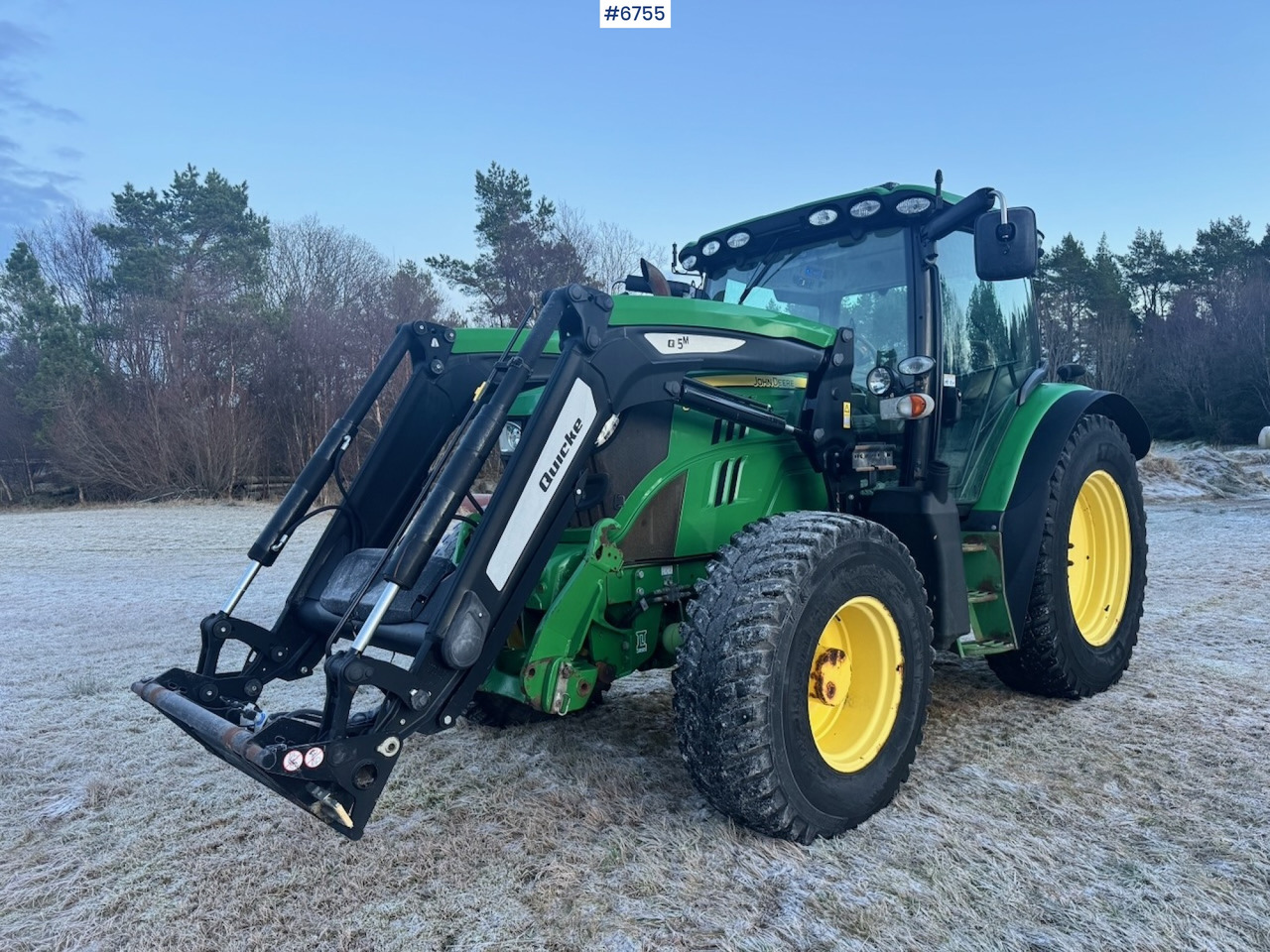 2013 John Deere 6125R w/ Front Hydraulics and Front Loader. - Tractor: foto 1 2013 John Deere 6125R w/ Front Hydraulics and Front Loader. - Tractor: foto 1