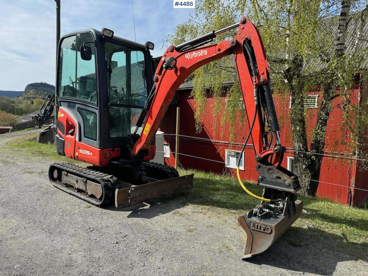2014 Kubota KX019 Mini excavator with two buckets - Excavadora: foto 5 2014 Kubota KX019 Mini excavator with two buckets - Excavadora: foto 5