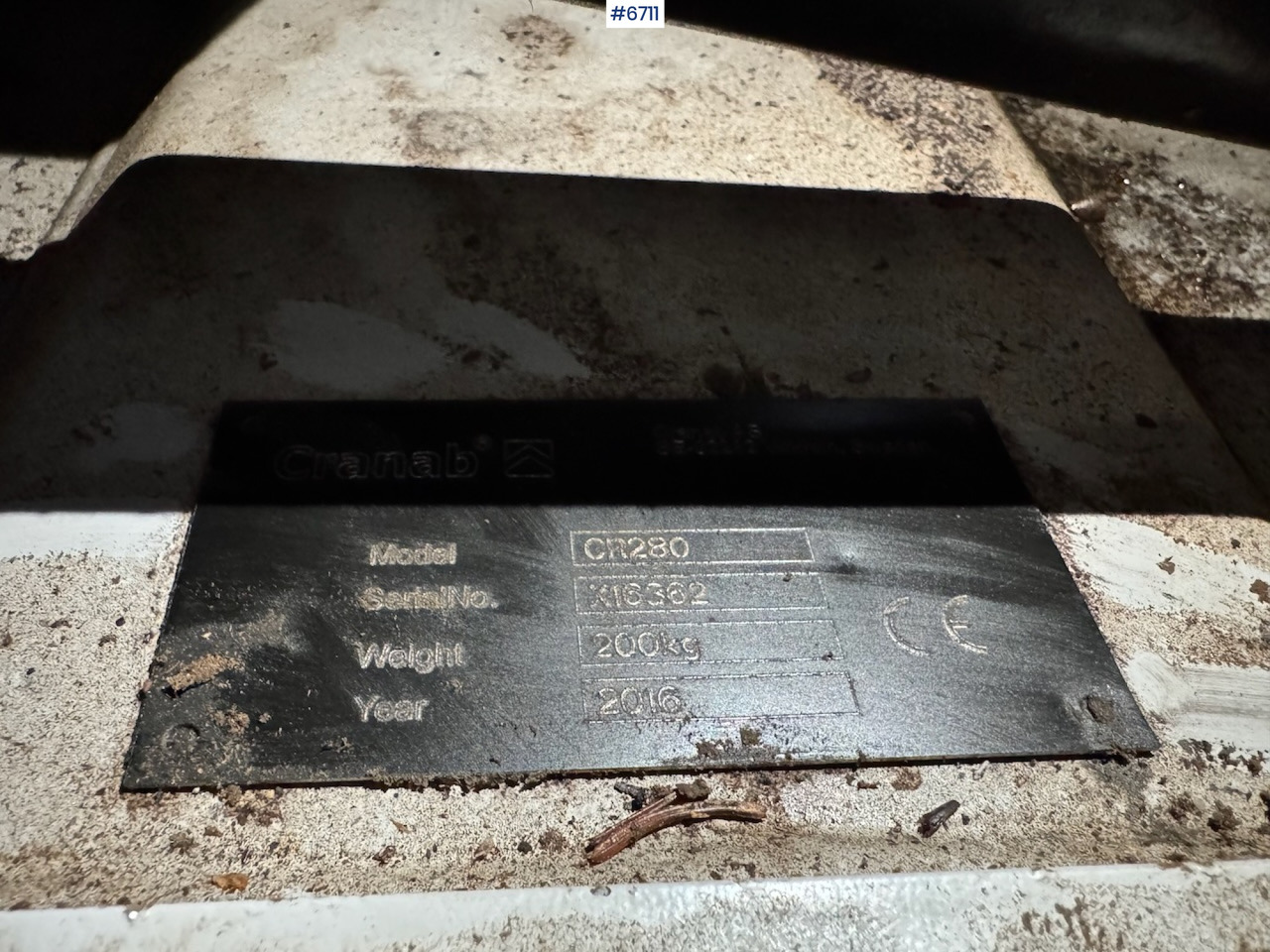 2016 Cranab CR280 Pinch - Pinza de manipulación: foto 5 2016 Cranab CR280 Pinch - Pinza de manipulación: foto 5