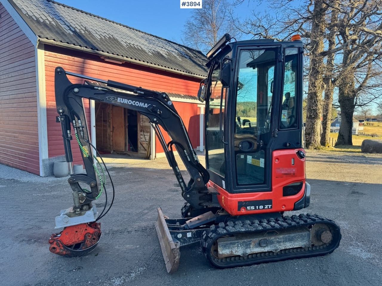 2020 Euromach ES18ZT Minigraver w/ 3 Excavator bucket - Excavadora: foto 2 2020 Euromach ES18ZT Minigraver w/ 3 Excavator bucket - Excavadora: foto 2