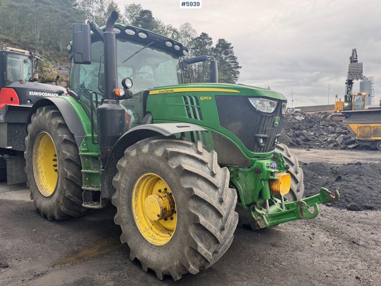Tractor 2020 John Deere 6215R w/ Front PTO and hydraulics. 2 sets of tires.: foto 7 Tractor 2020 John Deere 6215R w/ Front PTO and hydraulics. 2 sets of tires.: foto 7