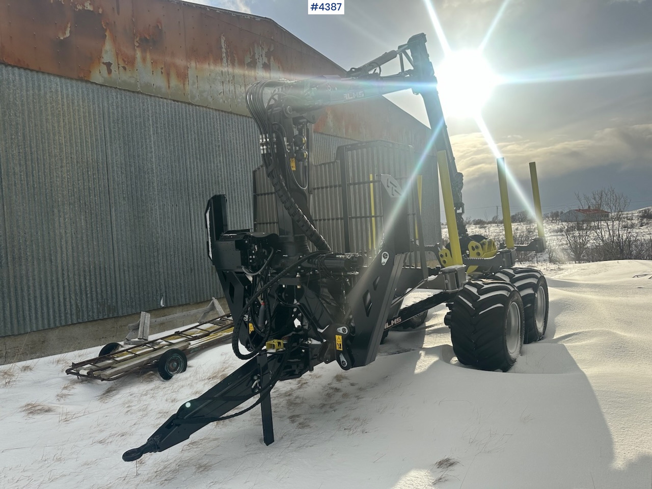 2023 Palms u12 timber trailer w/ Palms 5,85 krane. Never used. - Remolque maderero: foto 5 2023 Palms u12 timber trailer w/ Palms 5,85 krane. Never used. - Remolque maderero: foto 5