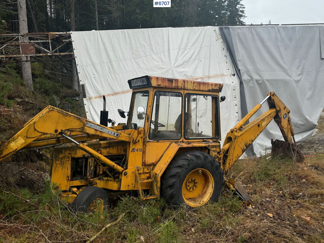 John Deere 410 Backhoe loader - Tractor: foto 2 John Deere 410 Backhoe loader - Tractor: foto 2