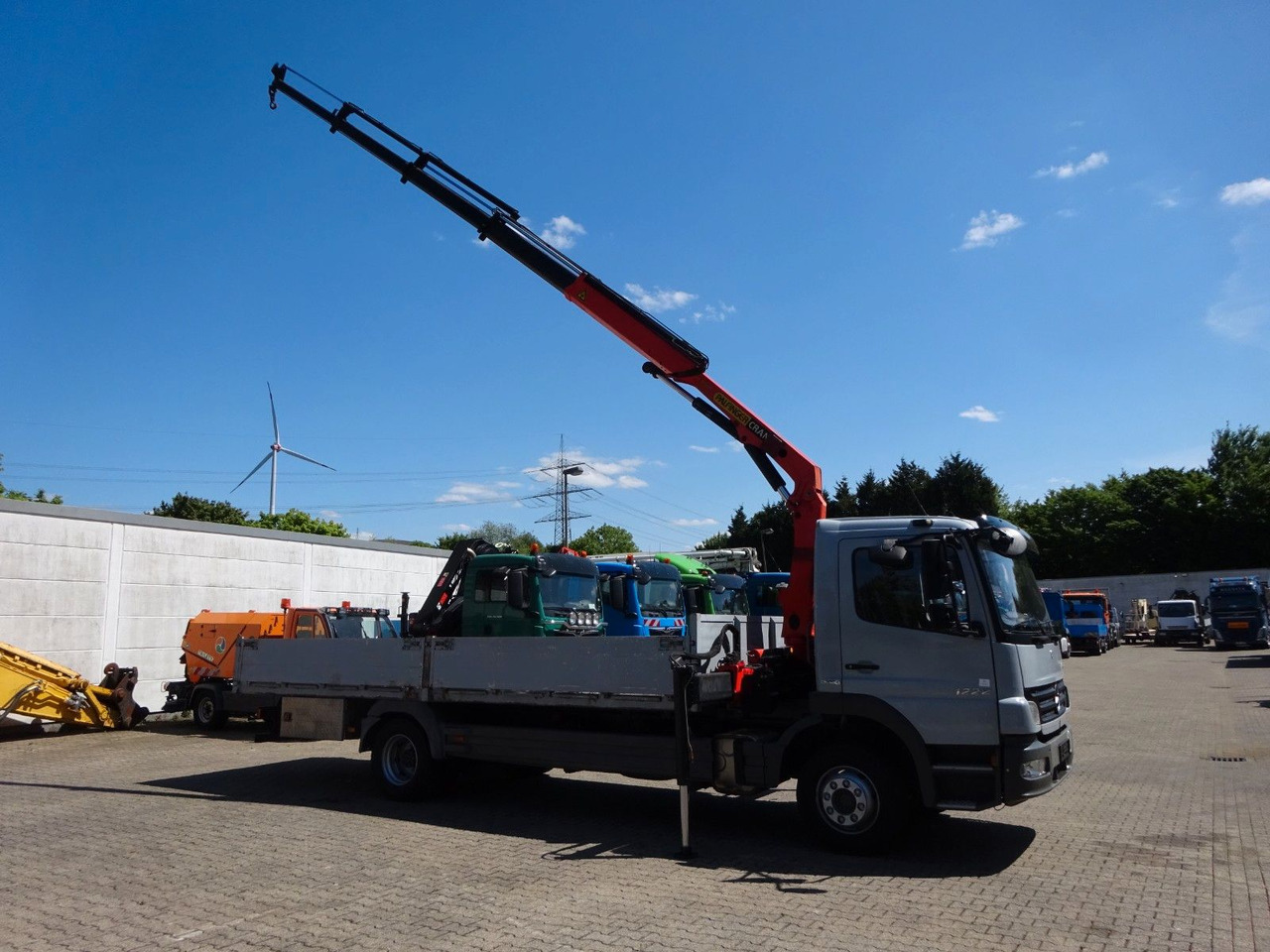 Mercedes-Benz 1222 Atego mit Palfinger PK8501 Kran 4x2 - Camión caja abierta, Camión grúa: foto 4 Mercedes-Benz 1222 Atego mit Palfinger PK8501 Kran 4x2 - Camión caja abierta, Camión grúa: foto 4