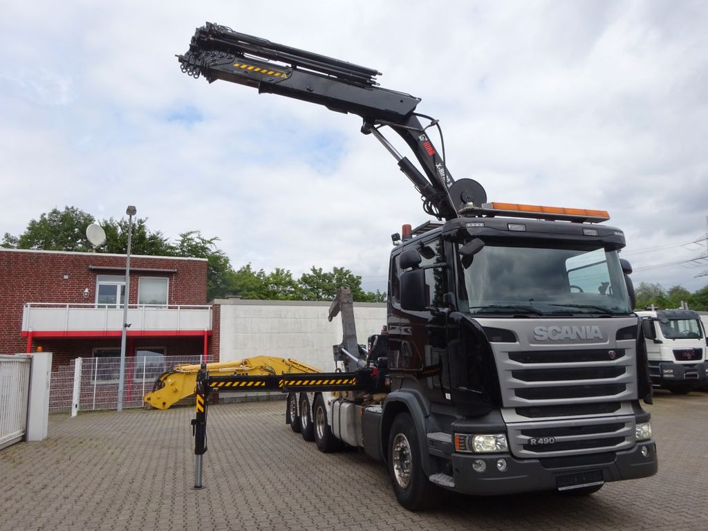 Scania R490 Abroller + HIAB 302E-6 Bj.2021 !Kran TRIDEM - Camión multibasculante, Camión grúa: foto 5 Scania R490 Abroller + HIAB 302E-6 Bj.2021 !Kran TRIDEM - Camión multibasculante, Camión grúa: foto 5