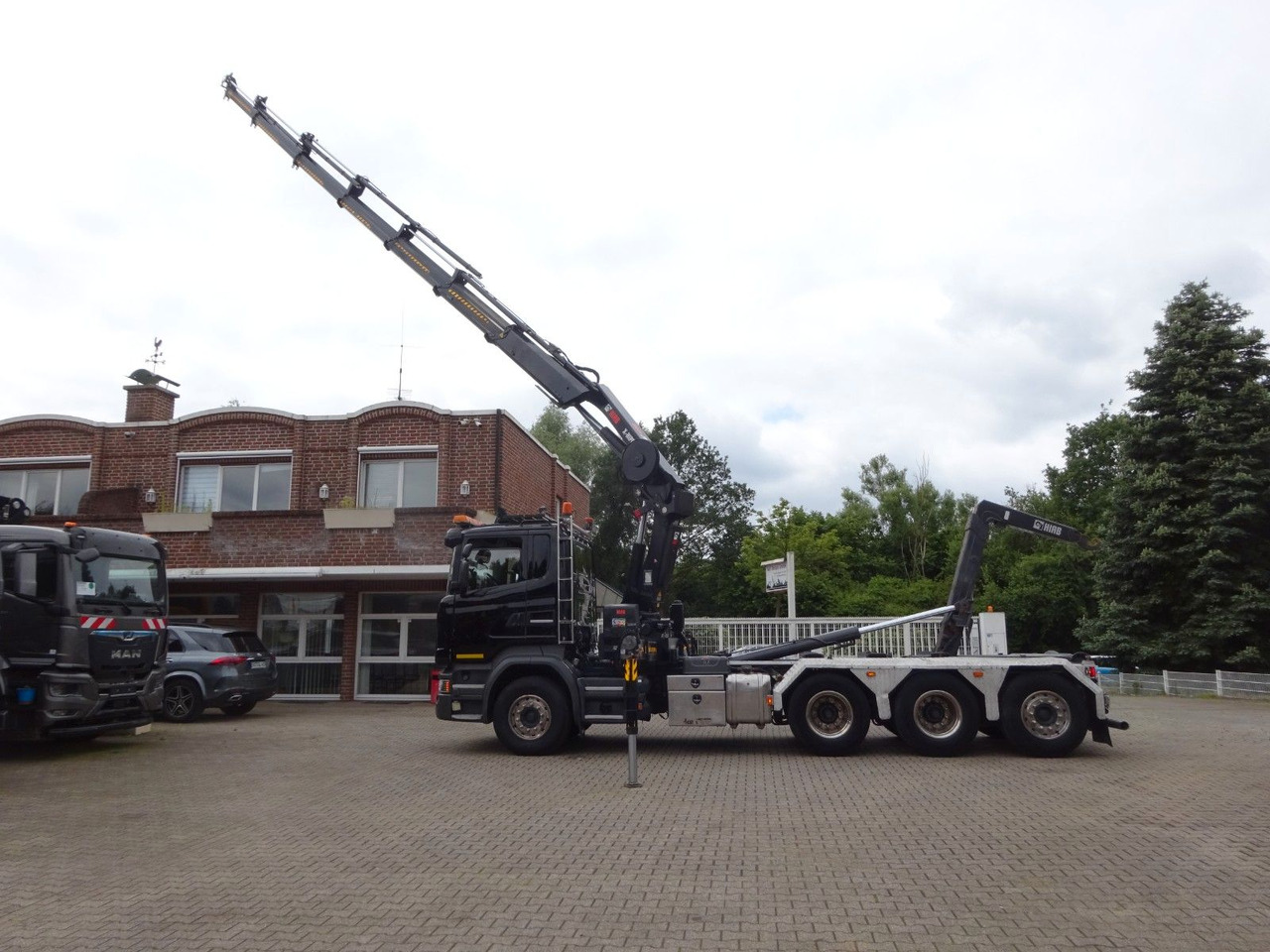 Scania R490 Abroller + HIAB 302E-6 Bj.2021 !Kran TRIDEM Scania R490 Abroller + HIAB 302E-6 Bj.2021 !Kran TRIDEM - Camión grúa, Camión multibasculante: foto 1 Scania R490 Abroller + HIAB 302E-6 Bj.2021 !Kran TRIDEM Scania R490 Abroller + HIAB 302E-6 Bj.2021 !Kran TRIDEM - Camión grúa, Camión multibasculante: foto 1