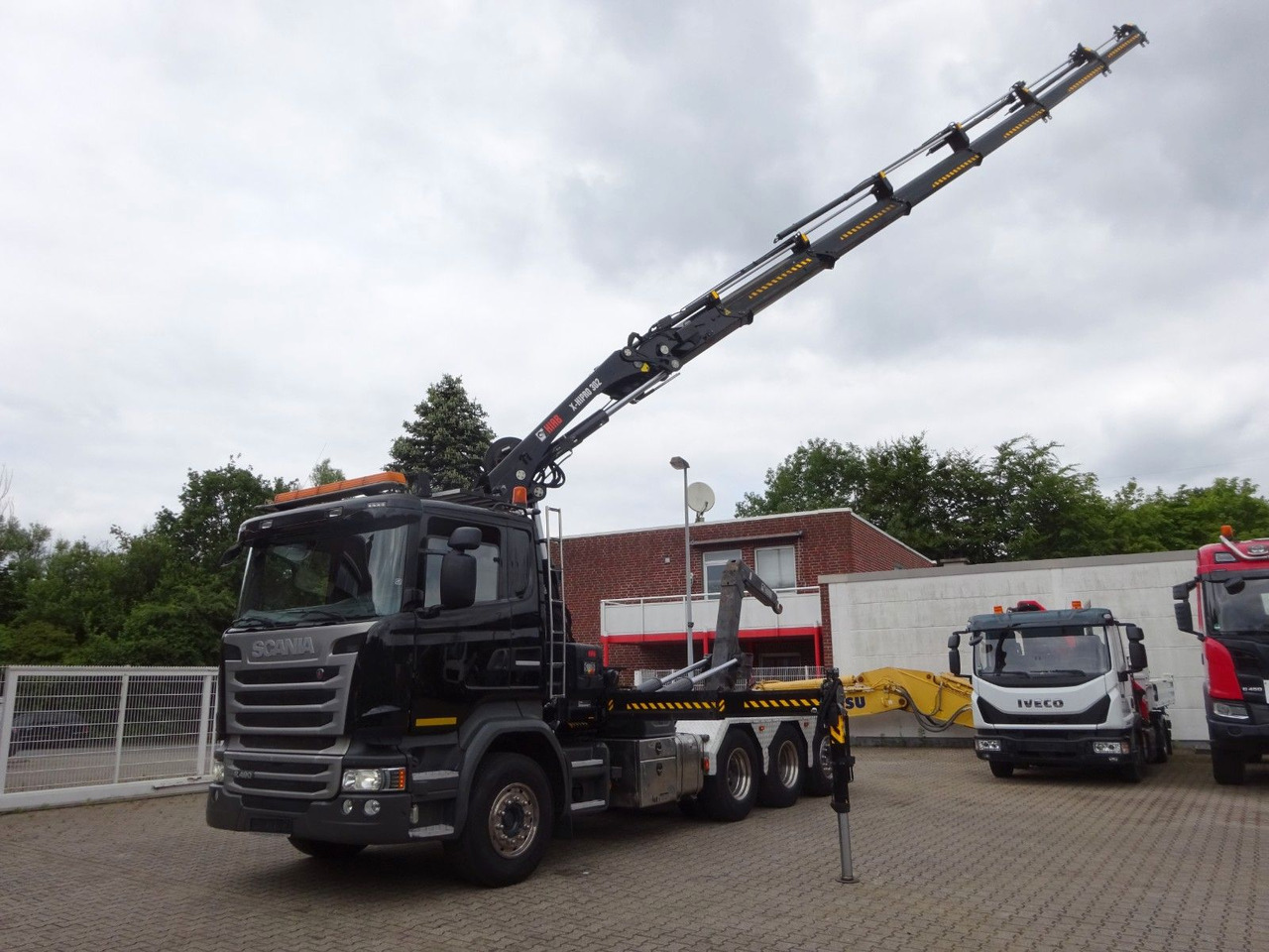 Scania R490 Abroller + HIAB 302E-6 Bj.2021 !Kran TRIDEM Scania R490 Abroller + HIAB 302E-6 Bj.2021 !Kran TRIDEM - Camión grúa, Camión multibasculante: foto 2 Scania R490 Abroller + HIAB 302E-6 Bj.2021 !Kran TRIDEM Scania R490 Abroller + HIAB 302E-6 Bj.2021 !Kran TRIDEM - Camión grúa, Camión multibasculante: foto 2