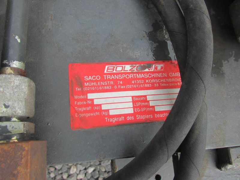 Bolzoni Fassgreifer drum clamp KG 06T2A SP - Pinza de manipulación para Equipo de manutención: foto 5 Bolzoni Fassgreifer drum clamp KG 06T2A SP - Pinza de manipulación para Equipo de manutención: foto 5