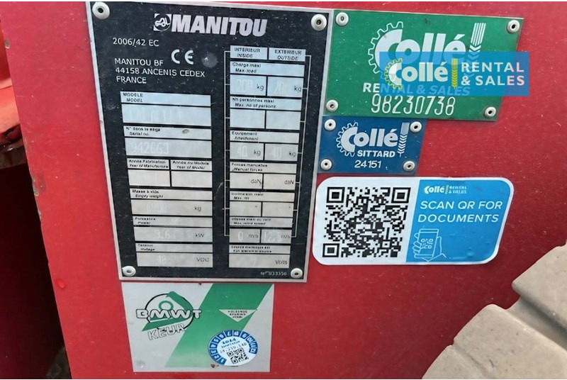 Plataforma articulada Manitou 170 AETJ-L | 2014: foto 9