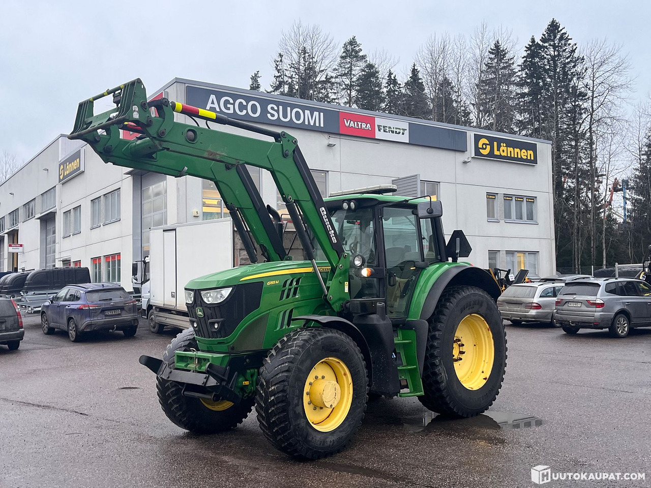 John Deere 6155M AutoQuad+ tractor with loader, 2018, Espoo - Tractor: foto 1 John Deere 6155M AutoQuad+ tractor with loader, 2018, Espoo - Tractor: foto 1