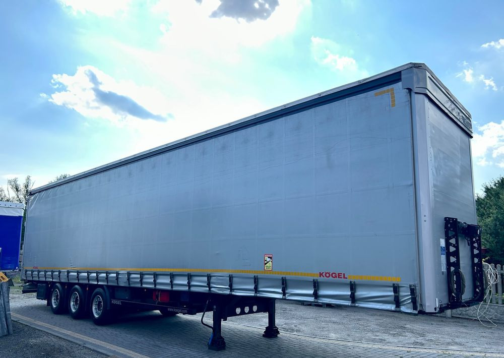 Semirremolque lona Kögel MEGA 2019 OPONY 80% SAF PODNOSZONA OŚ PODNOSZONY DACH / OD PIERWSZEGO WŁAŚCICIELA: foto 8
