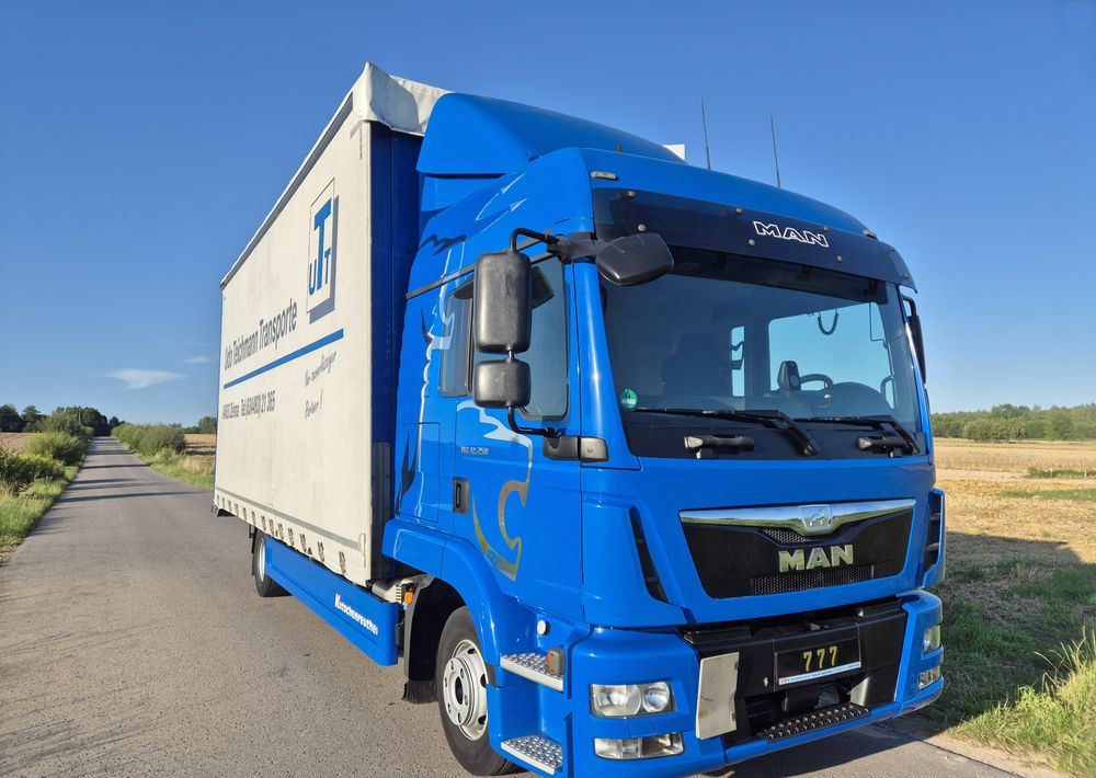 Camión lona MAN TGL 12.250 cena za ZESTAW TANDEM UNIKAT przebieg z Niemiec MANUAL HAK / EURO 6 / przyczepa zestaw jumbo / opony 80%: foto 16