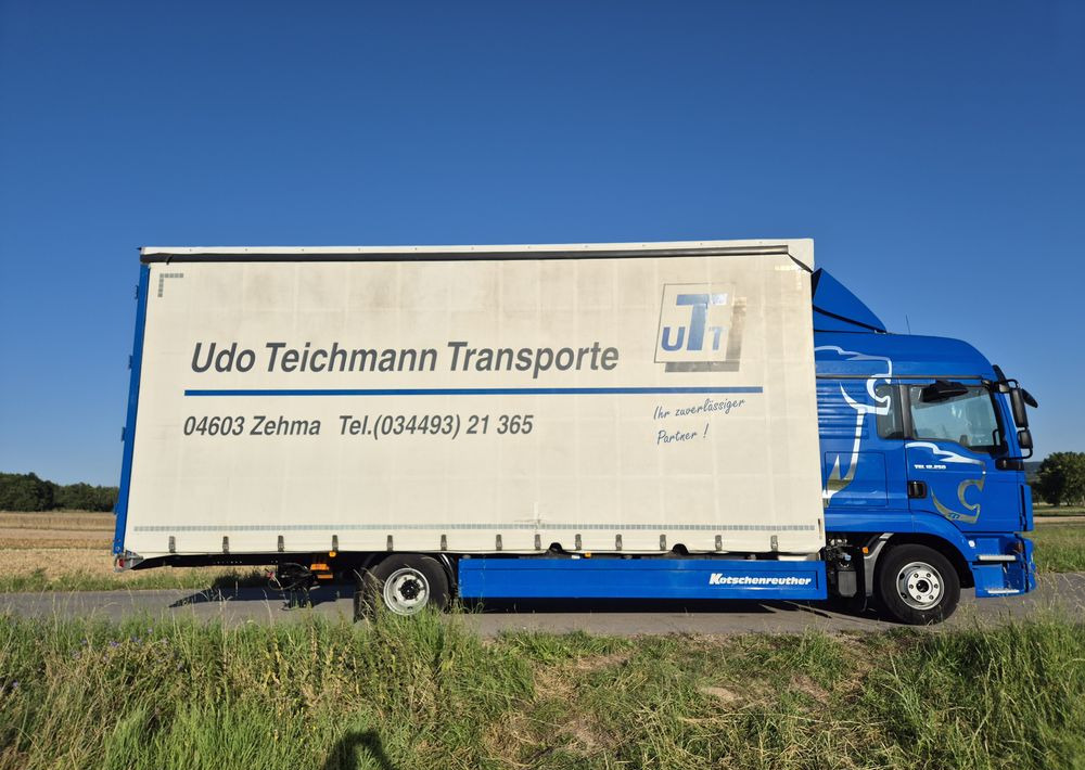 Camión lona MAN TGL 12.250 cena za ZESTAW TANDEM UNIKAT przebieg z Niemiec MANUAL HAK / EURO 6 / przyczepa zestaw jumbo / opony 80%: foto 12