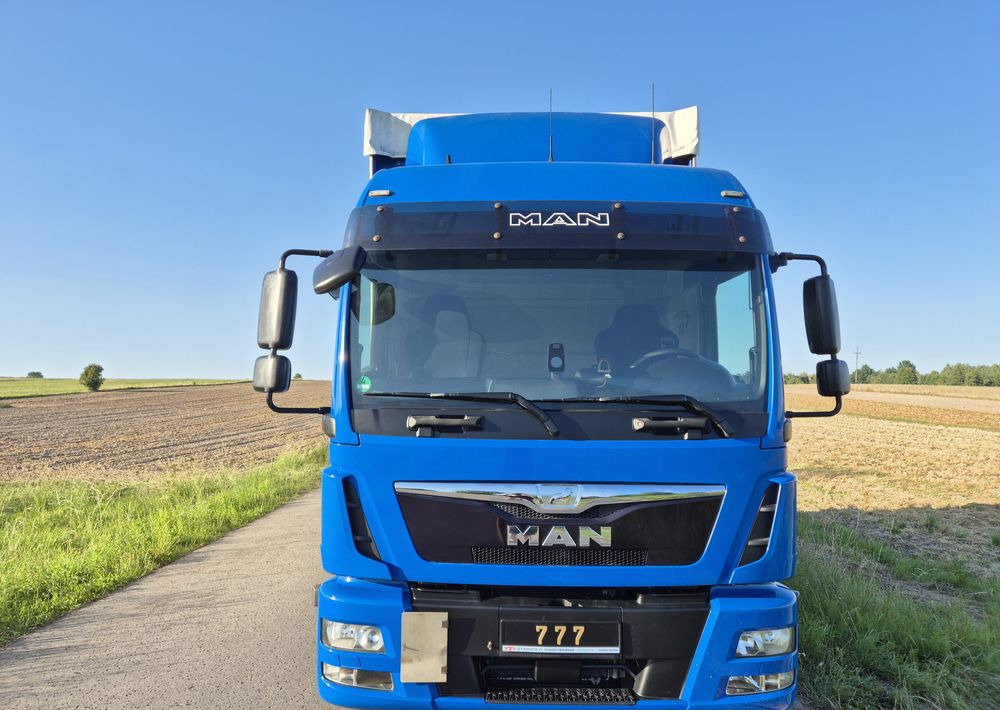 Camión lona MAN TGL 12.250 cena za ZESTAW TANDEM UNIKAT przebieg z Niemiec MANUAL HAK / EURO 6 / przyczepa zestaw jumbo / opony 80%: foto 15