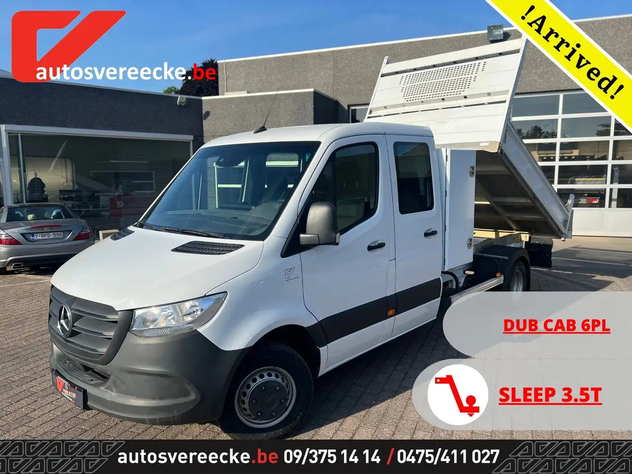 Mercedes-Benz Sprinter 514 KIPPER DUB CABINE (38.500€ex) MTM 7.000kg - Furgoneta basculante, Furgoneta combi: foto 1 Mercedes-Benz Sprinter 514 KIPPER DUB CABINE (38.500€ex) MTM 7.000kg - Furgoneta basculante, Furgoneta combi: foto 1