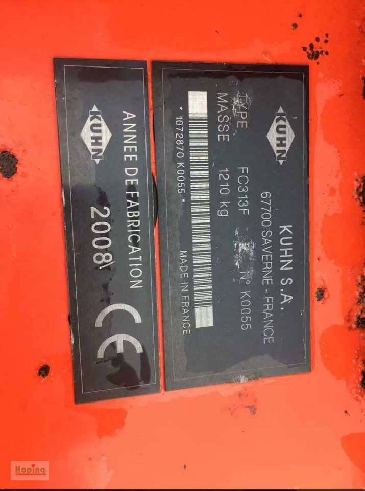 Segadora Kuhn FC313: foto 12 Segadora Kuhn FC313: foto 12