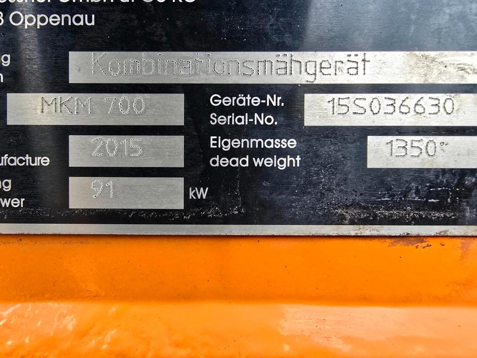 Desbrozadora de brazo Mulag MKM 700 2015 Böschungsmäher Böschungsmulcher FME für Unimog 405 UGE UGN U300 400 500 423 427 430 530 MHU MFK DUA UNA: foto 8