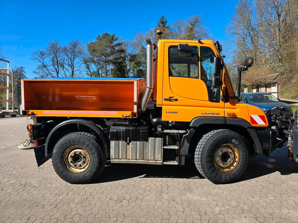 Unimog 218 U218 Mercedes-Benz 405 Schmidt Schneepflug Gmeiner Salzstreuer Yedi Winterdienst - Máquina quitanieve: foto 2 Unimog 218 U218 Mercedes-Benz 405 Schmidt Schneepflug Gmeiner Salzstreuer Yedi Winterdienst - Máquina quitanieve: foto 2