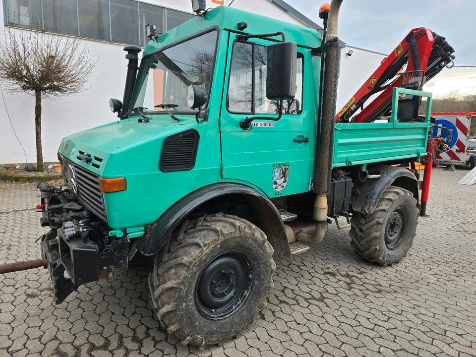 Unimog U1400 Agrar bj. 2000 424 427 Mercedes-Benz 1400 1600 1200 1000 Palfinger Kran - Vehículo municipal: foto 3 Unimog U1400 Agrar bj. 2000 424 427 Mercedes-Benz 1400 1600 1200 1000 Palfinger Kran - Vehículo municipal: foto 3