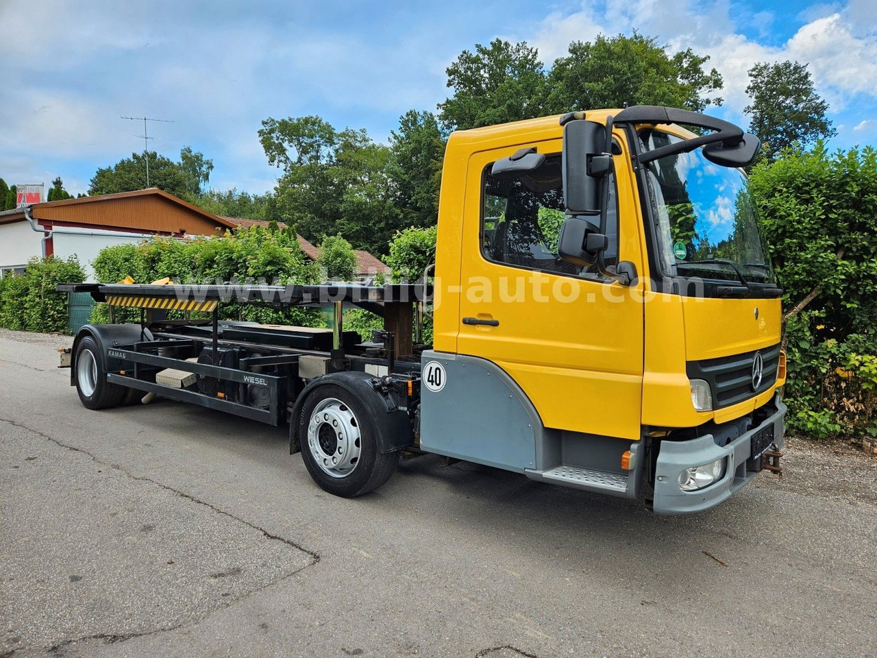 Mercedes-Benz Kamag * WBH 25 * Wiesel * Umsetzer * Sattelkupp. - Camión portacontenedore/ Intercambiable: foto 2 Mercedes-Benz Kamag * WBH 25 * Wiesel * Umsetzer * Sattelkupp. - Camión portacontenedore/ Intercambiable: foto 2