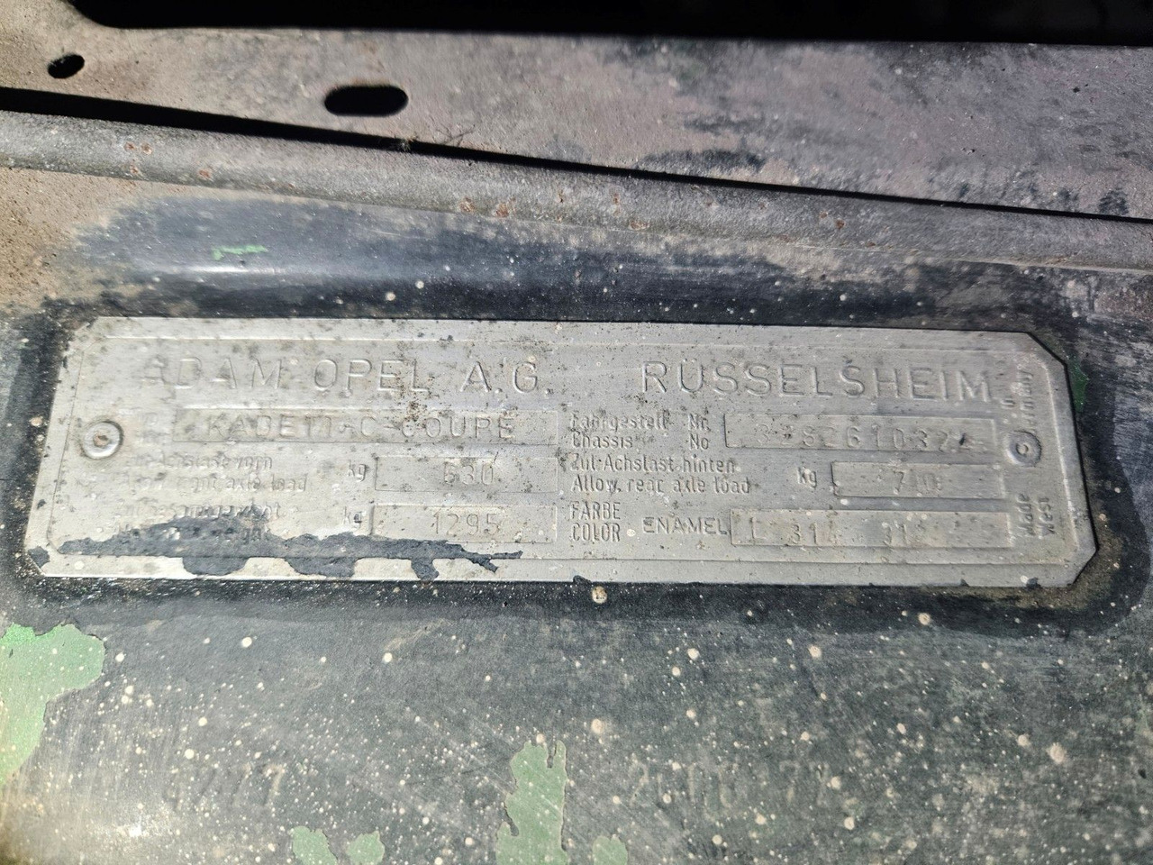 Coupé Opel Kadett C Rallye 2.0E Coupe Nr.13 Scheunenfund: foto 15 Coupé Opel Kadett C Rallye 2.0E Coupe Nr.13 Scheunenfund: foto 15