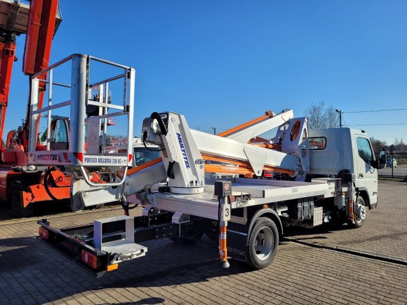 Mitsubishi Canter Fuso 3C13 podnośnik koszowy 20 m Multitel MXE200 bucket truck boom lift - Camión con plataforma elevadora: foto 4 Mitsubishi Canter Fuso 3C13 podnośnik koszowy 20 m Multitel MXE200 bucket truck boom lift - Camión con plataforma elevadora: foto 4