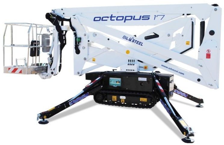 Oil&Steel Octopus 17 podnośnik koszowy na gąsienicach 17 m - Plataforma araña: foto 3 Oil&Steel Octopus 17 podnośnik koszowy na gąsienicach 17 m - Plataforma araña: foto 3