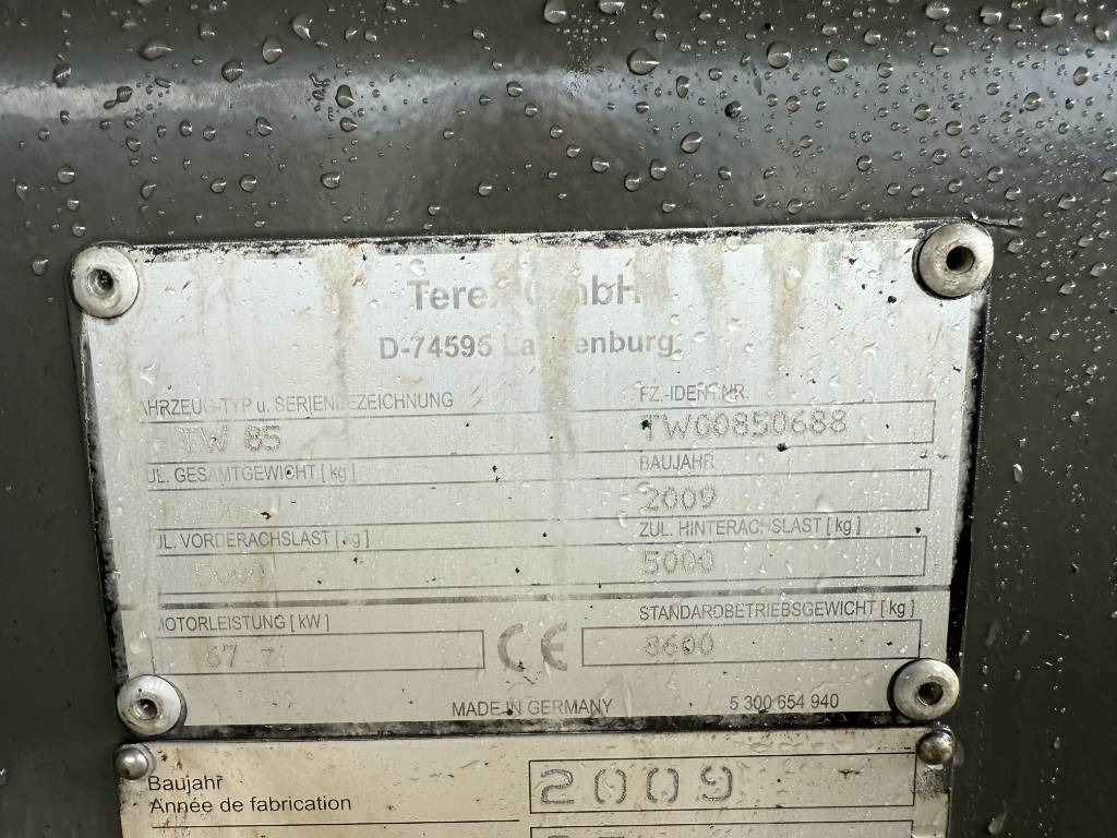 Excavadora de ruedas Terex TW 85: foto 15 Excavadora de ruedas Terex TW 85: foto 15