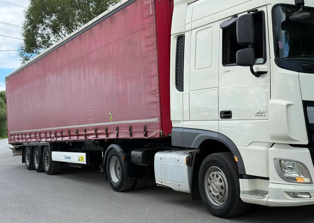 DAF * Zestaw * DAF 106 Euro 6 + Naczepa Krone * Bardzo Dobry Stan - Cabeza tractora, Semirremolque lona: foto 5 DAF * Zestaw * DAF 106 Euro 6 + Naczepa Krone * Bardzo Dobry Stan - Cabeza tractora, Semirremolque lona: foto 5