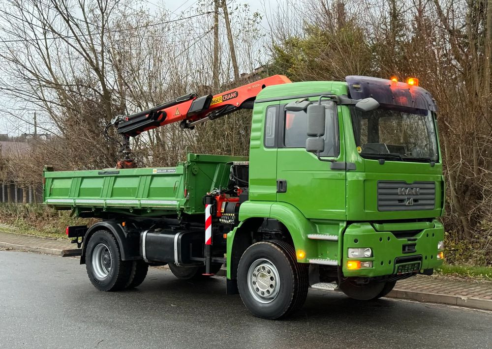 MAN * MAN TGA 18-360 * Kiper Wywrotka * 4x2 * Kran Palfinger PK 9501 Sprowadzony - Camión volquete: foto 2 MAN * MAN TGA 18-360 * Kiper Wywrotka * 4x2 * Kran Palfinger PK 9501 Sprowadzony - Camión volquete: foto 2
